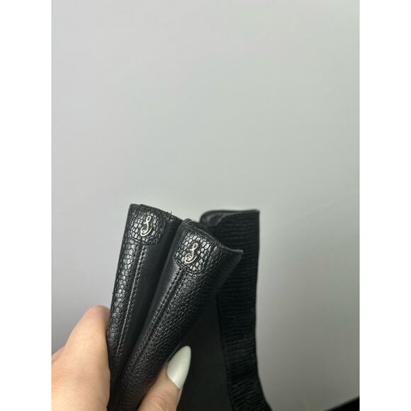 Sam Edelman Sammie Leather Pointed Toe Pull On Ankle Boots 6.5 - Picture 8 of 9